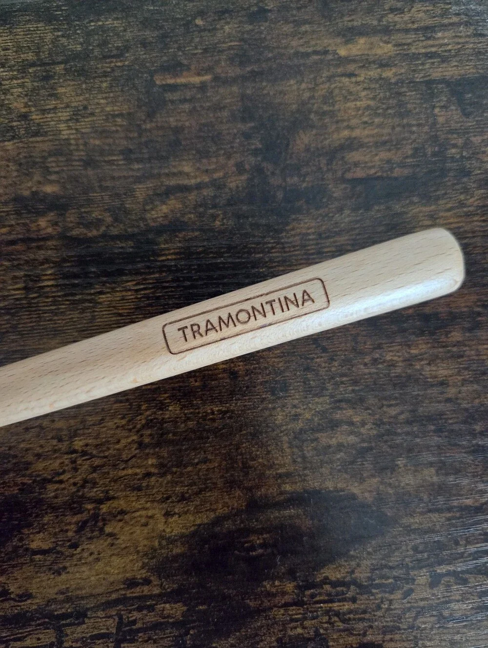 Tramontina Natural Wood Spatula - Beechwood Cooking Spoon